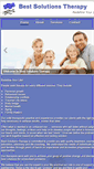 Mobile Screenshot of bestsolutionstherapy.com