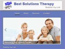 Tablet Screenshot of bestsolutionstherapy.com